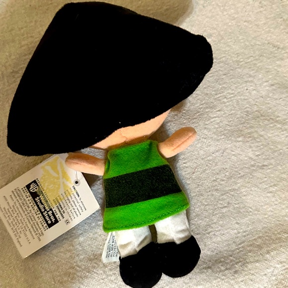 VTG Y2K WARNER BROS POWERPUFF GIRLS BUTTERCUP BEANBAG CARTOON NETWORK PLUSH HERO - Picture 3 of 3